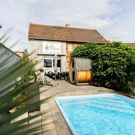 Alte Schmiede Mit Sauna, Pool Und Whirpool Im Aussenbereich Schoenstes Ferienhaus Der Lausitz Elsterheide Dış mekan fotoğraf