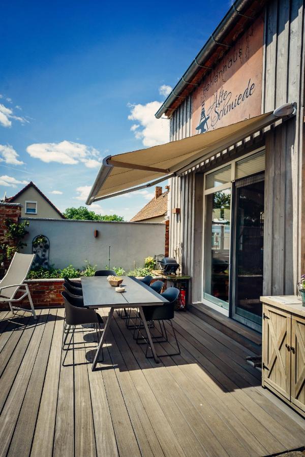 Alte Schmiede Mit Sauna, Pool Und Whirpool Im Aussenbereich Schoenstes Ferienhaus Der Lausitz Elsterheide Dış mekan fotoğraf