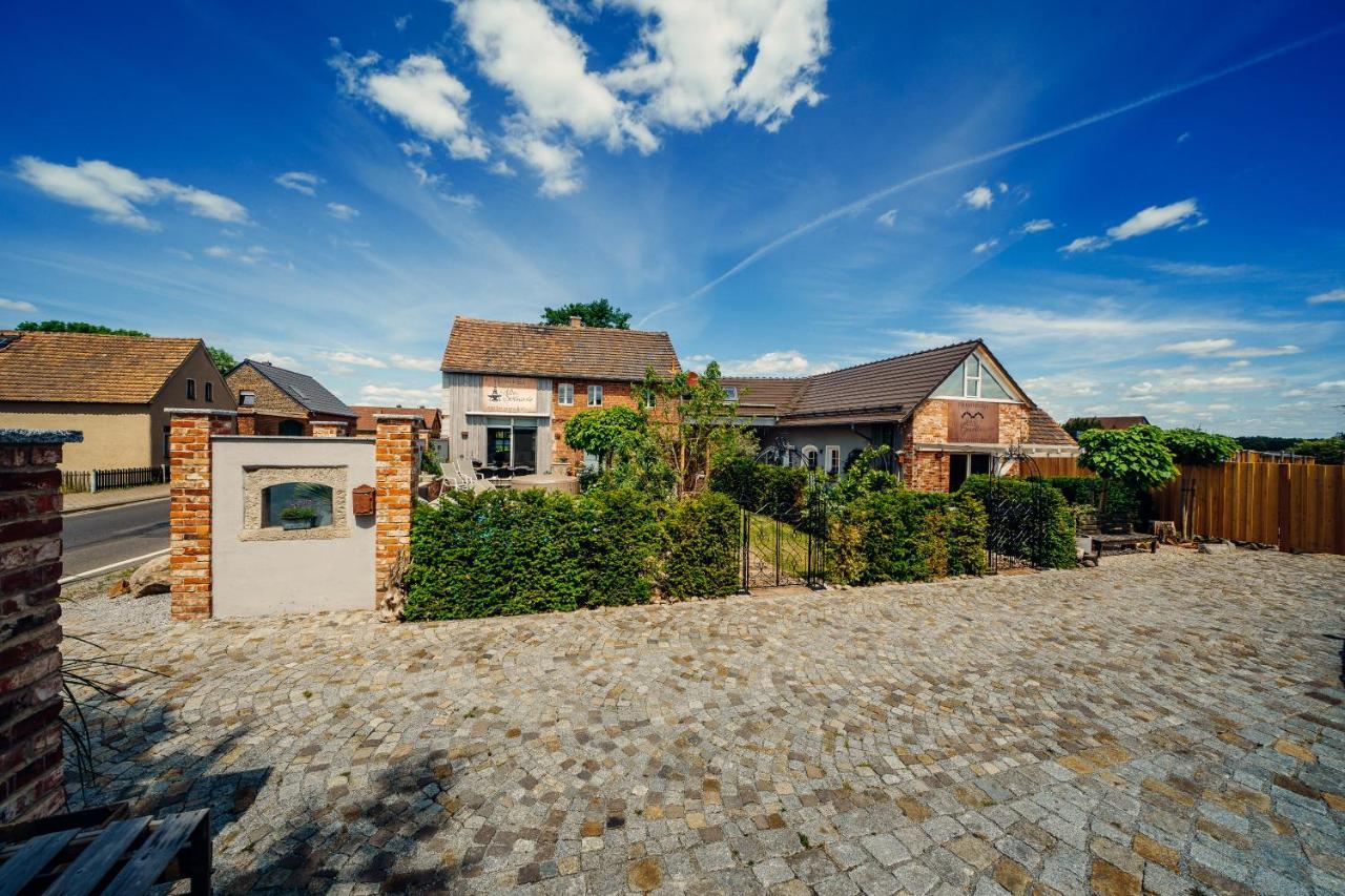 Alte Schmiede Mit Sauna, Pool Und Whirpool Im Aussenbereich Schoenstes Ferienhaus Der Lausitz Elsterheide Dış mekan fotoğraf